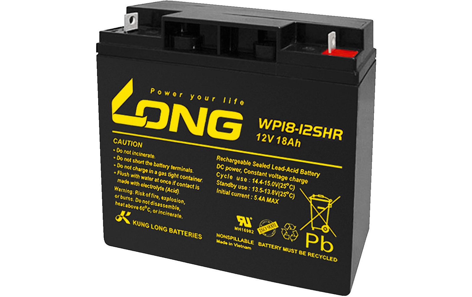 Monacor WP18-12SHR Akku für Skyrock Monacor WP18-12SHR Akku für Skyrock von Monacor