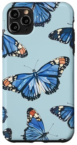 Blaues Monarch-Schmetterlingsmuster Hülle für iPhone 11 Pro Max Blaues Monarch-Schmetterlingsmuster Hülle für iPhone 11 Pro Max von Monarch Butterflies Accessories