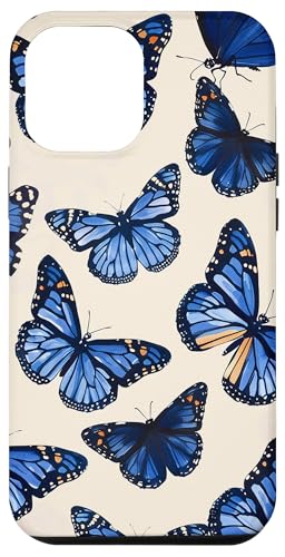 Blaues Monarch-Schmetterlingsmuster Hülle für iPhone 12 Pro Max Blaues Monarch-Schmetterlingsmuster Hülle für iPhone 12 Pro Max von Monarch Butterflies Accessories