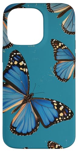 Blaues Monarch-Schmetterlingsmuster Hülle für iPhone 14 Pro Max Blaues Monarch-Schmetterlingsmuster Hülle für iPhone 14 Pro Max von Monarch Butterflies Accessories