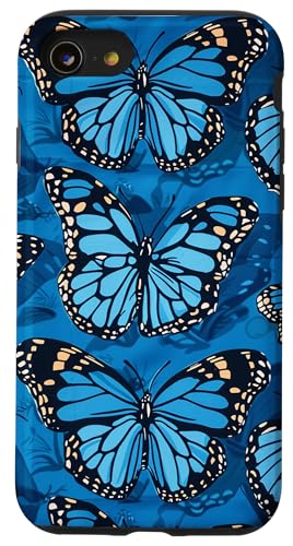 Monarch Butterfly Blau Hülle für iPhone SE (2020) / 7 / 8 von Monarch Butterflies Accessories