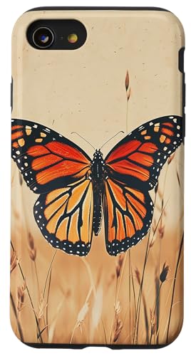 Monarch Schmetterling Beige Hülle für iPhone SE (2020) / 7 / 8 von Monarch Butterflies Accessories