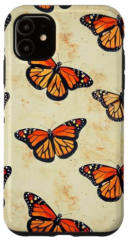 Monarch Schmetterling Muster Beige Hülle für iPhone 11 Monarch Schmetterling Muster Beige Hülle für iPhone 11 von Monarch Butterflies Accessories