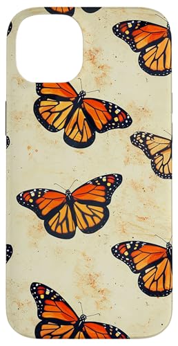 Monarch Schmetterling Muster Beige Hülle für iPhone 14 Plus Monarch Schmetterling Muster Beige Hülle für iPhone 14 Plus von Monarch Butterflies Accessories