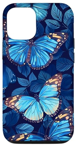 Monarch Schmetterling Muster Blau Hülle für iPhone 12/12 Pro Monarch Schmetterling Muster Blau Hülle für iPhone 12/12 Pro von Monarch Butterflies Accessories