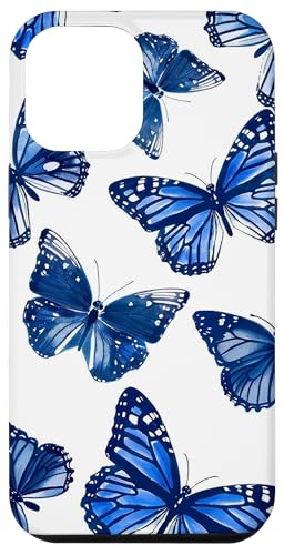 Monarch Schmetterling Muster Blau Hülle für iPhone 12 Pro Max Monarch Schmetterling Muster Blau Hülle für iPhone 12 Pro Max von Monarch Butterflies Accessories