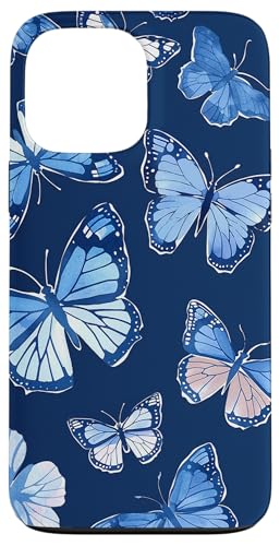 Monarch Schmetterling Muster Blau Hülle für iPhone 13 Pro Max Monarch Schmetterling Muster Blau Hülle für iPhone 13 Pro Max von Monarch Butterflies Accessories