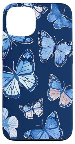 Monarch Schmetterling Muster Blau Hülle für iPhone 13 Monarch Schmetterling Muster Blau Hülle für iPhone 13 von Monarch Butterflies Accessories
