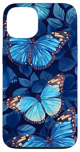 Monarch Schmetterling Muster Blau Hülle für iPhone 13 Monarch Schmetterling Muster Blau Hülle für iPhone 13 von Monarch Butterflies Accessories