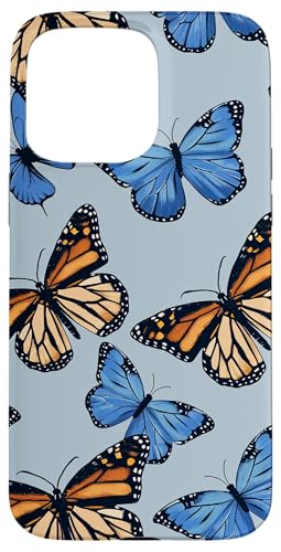 Monarch Schmetterling Muster Blau Hülle für iPhone 15 Pro Max Monarch Schmetterling Muster Blau Hülle für iPhone 15 Pro Max von Monarch Butterflies Accessories
