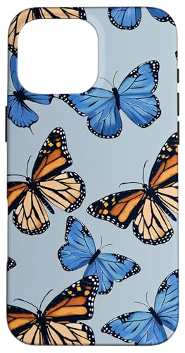 Monarch Schmetterling Muster Blau Hülle für iPhone 16 Pro Max Monarch Schmetterling Muster Blau Hülle für iPhone 16 Pro Max von Monarch Butterflies Accessories