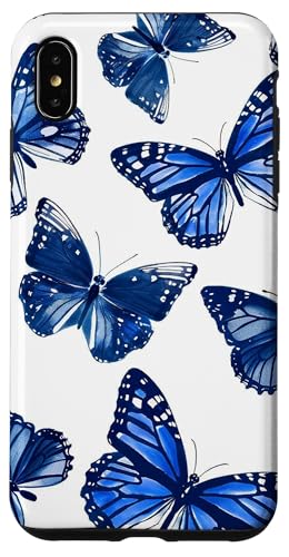Monarch Schmetterling Muster Blau Hülle für iPhone XS Max Monarch Schmetterling Muster Blau Hülle für iPhone XS Max von Monarch Butterflies Accessories