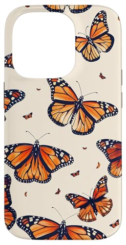 Monarch Schmetterling Muster Weiß Hülle für iPhone 14 Pro Monarch Schmetterling Muster Weiß Hülle für iPhone 14 Pro von Monarch Butterflies Accessories