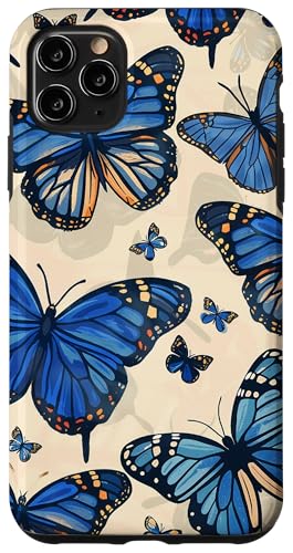 Monarch-Schmetterling-Muster auf blauem Hintergrund Hülle für iPhone 11 Pro Max Monarch-Schmetterling-Muster auf blauem Hintergrund Hülle für iPhone 11 Pro Max von Monarch Butterflies Accessories