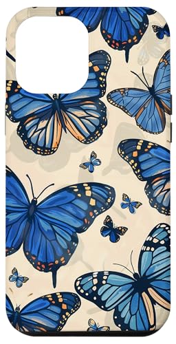 Monarch-Schmetterling-Muster auf blauem Hintergrund Hülle für iPhone 12 Pro Max Monarch-Schmetterling-Muster auf blauem Hintergrund Hülle für iPhone 12 Pro Max von Monarch Butterflies Accessories