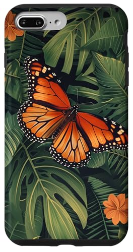 Monstera Palmblätter Monarchschmetterling Hülle für iPhone 7 Plus/8 Plus Monstera Palmblätter Monarchschmetterling Hülle für iPhone 7 Plus/8 Plus von Monarch Butterflies Accessories