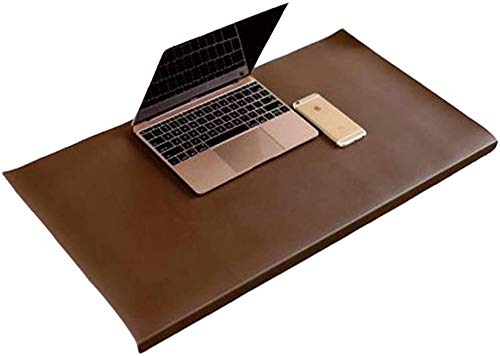 Schreibtischunterlage | Desk Pad | Tischunterlage mit Kantenschutz | Weiches Unterlage | Rollbar,Kaffee,70x40cm von Monba