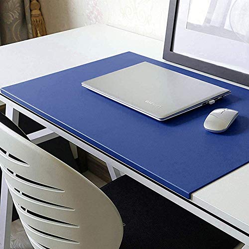 Schreibtischunterlage mit Kantenschutz Auflage, 70 x 40 cm, rutschfest, wasserdicht, luxuriös weichem Leder von Monba