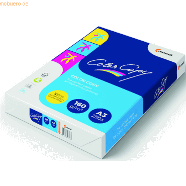 5 x Mondi Farblaserpapier Color Copy satiniert A3 160 g/qm weiß VE=250 5 x Mondi Farblaserpapier Color Copy satiniert A3 160 g/qm weiß VE=250 von Mondi