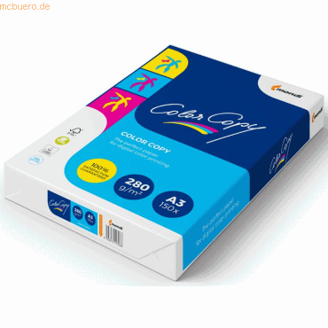 5 x Mondi Farblaserpapier Color Copy satiniert A3 280 g/qm weiß VE=150 5 x Mondi Farblaserpapier Color Copy satiniert A3 280 g/qm weiß VE=150 von Mondi
