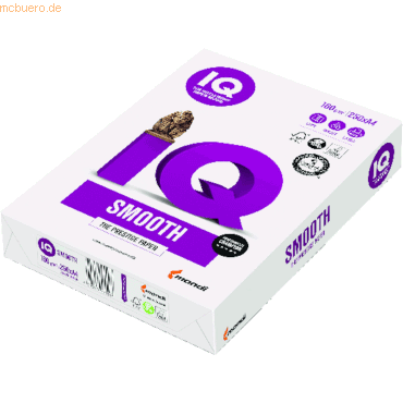 5 x Mondi Multifunktionspapier IQ Selection Smooth A4 160 g/qm weiß VE 5 x Mondi Multifunktionspapier IQ Selection Smooth A4 160 g/qm weiß VE von Mondi