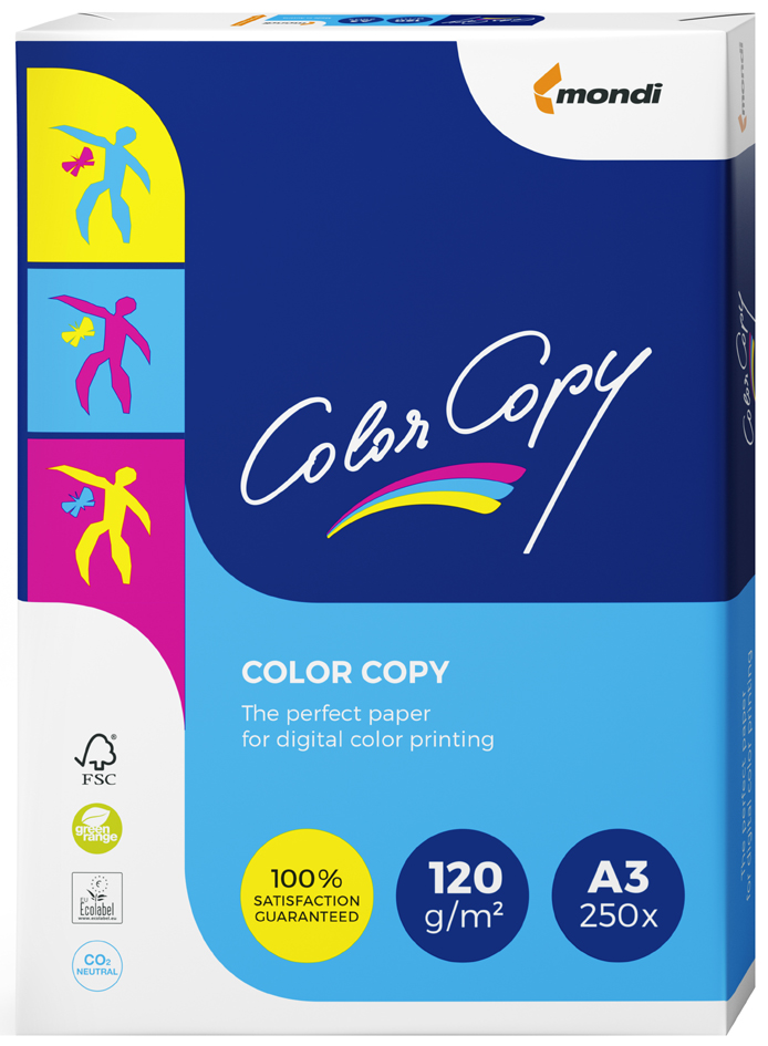 mondi Multifunktionspapier Color Copy, A3, 160 g/qm, weiß von Mondi