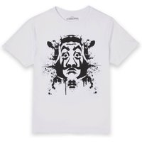 Money Heist Dali Mask Paint Splatter Unisex T-Shirt - White - L von Money Heist