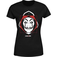 Money Heist Dali Mask Women's T-Shirt - Black - L von Money Heist