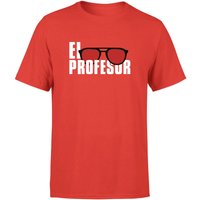 Money Heist El Profesor Men's T-Shirt - Red - L von Money Heist