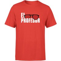 Money Heist El Profesor Men's T-Shirt - Red - XL von Money Heist