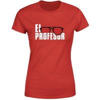 Money Heist El Profesor Women's T-Shirt - Red - S von Money Heist