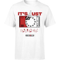 Money Heist It's Just Paper Men's T-Shirt - White - XL von Money Heist