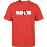 Money Heist Nairobi Men's T-Shirt - Red - M von Money Heist