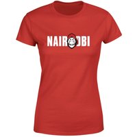 Money Heist Nairobi Women's T-Shirt - Red - XXL von Money Heist