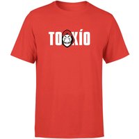 Money Heist Tokio Men's T-Shirt - Red - M von Money Heist