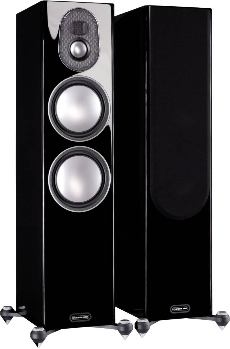 Gold 300 /Paar Stand-Lautsprecher schwarz hochglanz von Monitor Audio