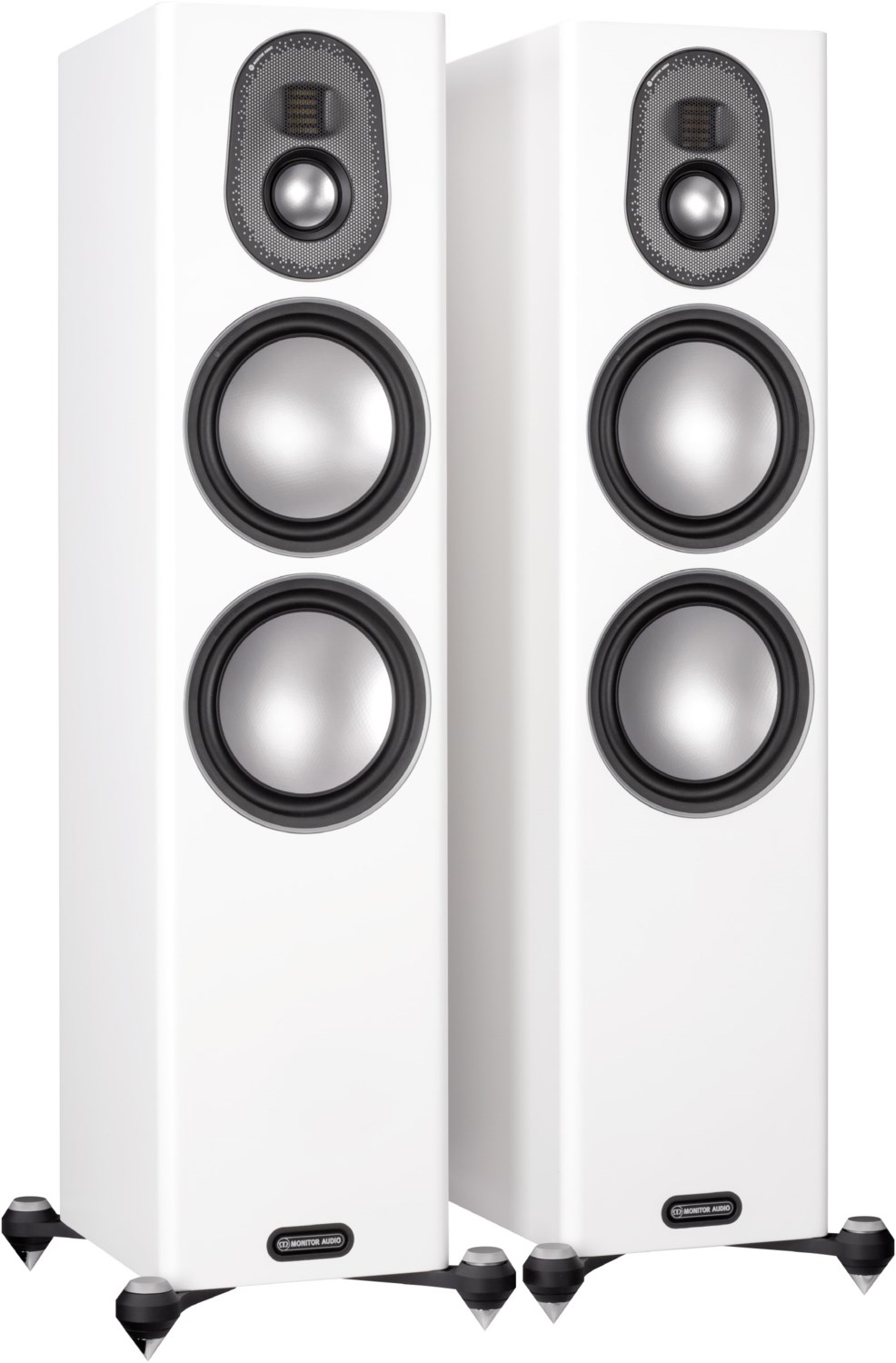 Gold 300 /Paar Stand-Lautsprecher weiß seidenmatt Gold 300 /Paar Stand-Lautsprecher weiß seidenmatt von Monitor Audio