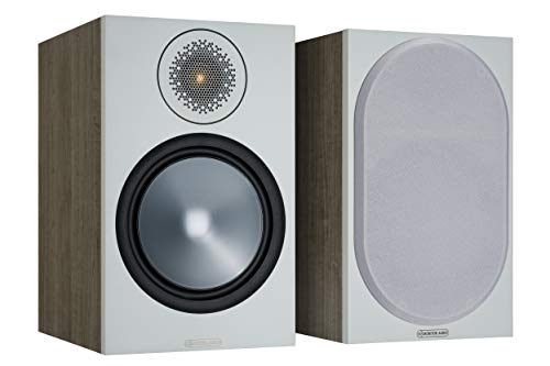 MONITOR AUDIO Bronze 100 6G | Farbe Urban Grey | Paar Kompaktlautsprecher | Stereo & Heimkino | Regal-Lautsprecher | 2-Wege | 8 Ohm | 100 Watt | Magnetdeckel | Bassreflex | Passiv von Monitor Audio