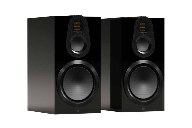 Monitor Audio Gold 100 6G Regallautsprecher - Schwarz Hochglanz (Stück) von Monitor Audio