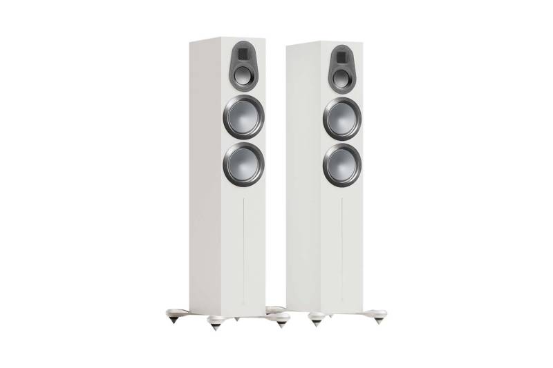 Monitor Audio Gold 300 6G Standlautsprecher - Weiß Seidenmatt (Stück) von Monitor Audio