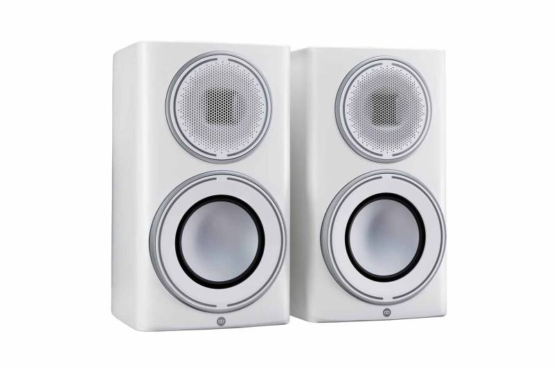 Monitor Audio Platinum 100 3G Kompaktlautsprecher - Weiß Seidenmatt (Stück) von Monitor Audio