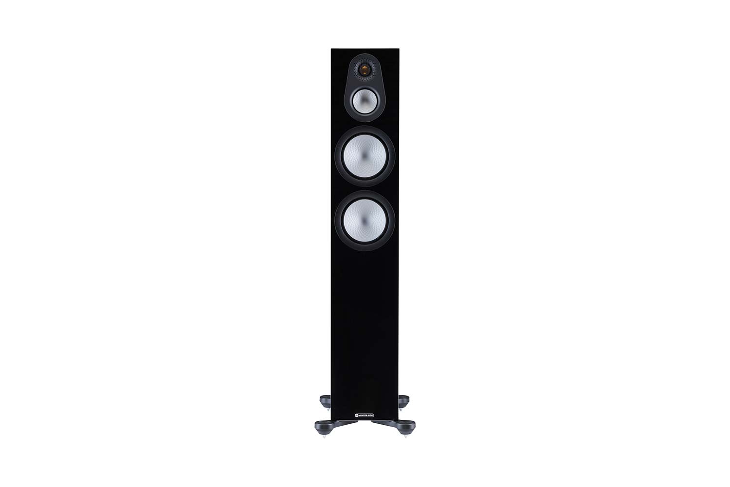 Monitor Audio Silver 300 7G Standlautsprecher - Schwarz Hochglanz (Stück) von Monitor Audio