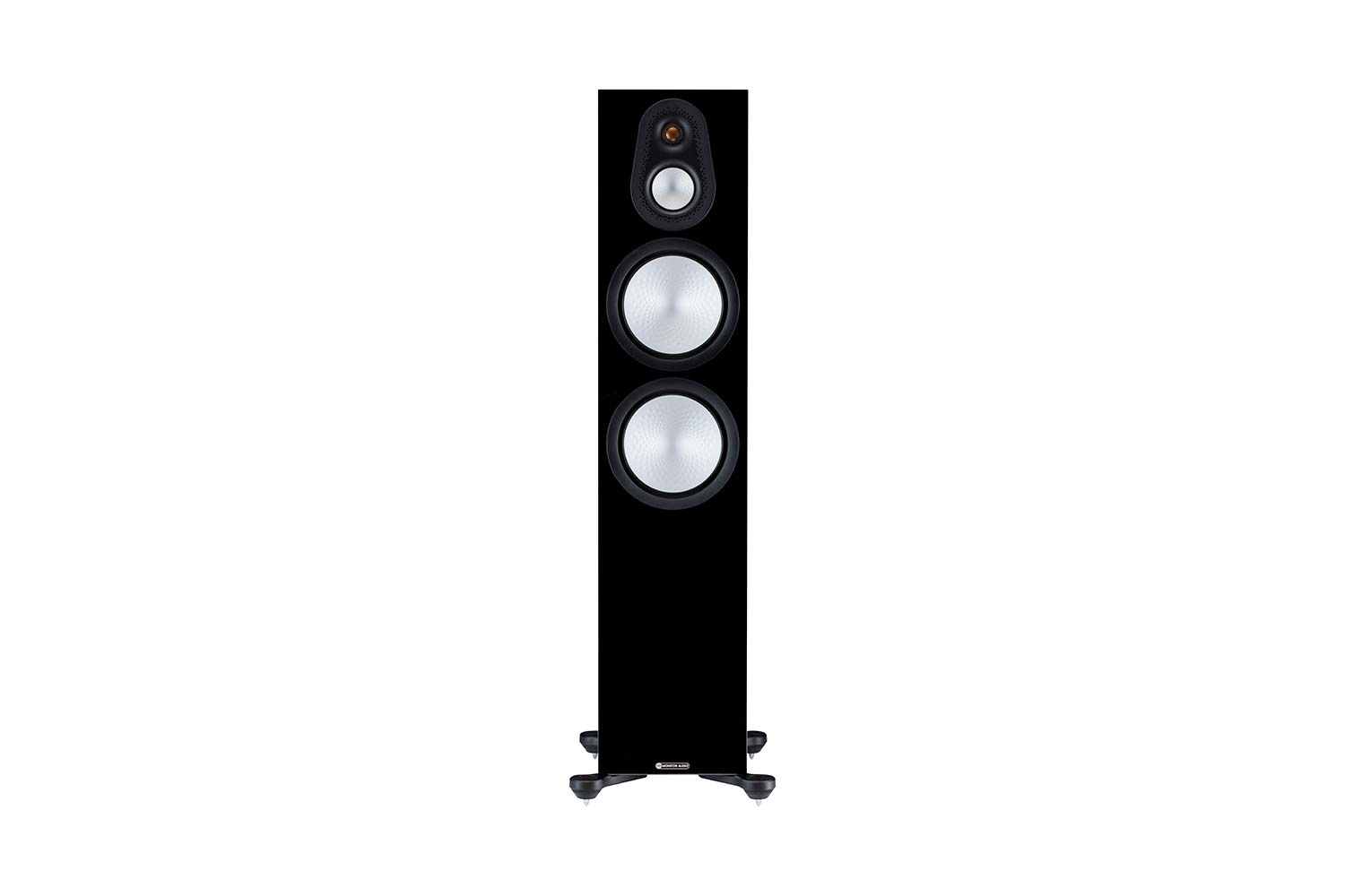 Monitor Audio Silver 500 7G Standlautsprecher - Schwarz Hochglanz (Stück) von Monitor Audio