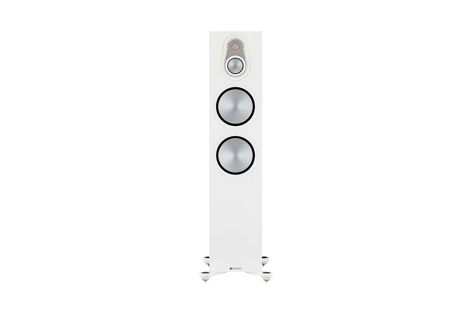 Monitor Audio Silver 500 7G Standlautsprecher - Weiß Seidenmatt (Stück) von Monitor Audio