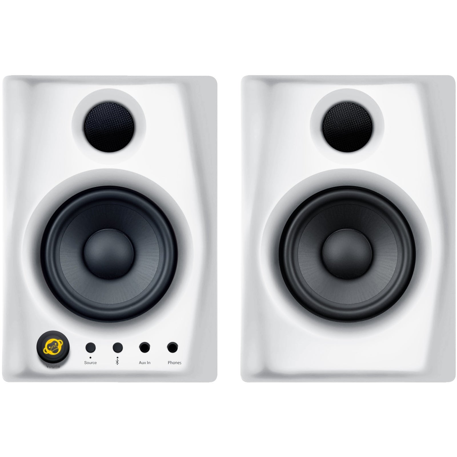 Monkey Banana Gibbon Air Bluetooth Monitors (White, Set of 2) von Monkey Banana