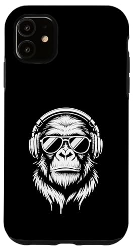 Stylische Monkey DJ Holiday Music Gorilla Kopfhörer Sonnenbrille Hülle für iPhone 11 Stylische Monkey DJ Holiday Music Gorilla Kopfhörer Sonnenbrille Hülle für iPhone 11 von Monkey DJ By GTSTDDesign Store