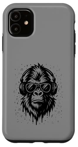 Stylische Monkey DJ Holiday Music Gorilla Kopfhörer Sonnenbrille Hülle für iPhone 11 Stylische Monkey DJ Holiday Music Gorilla Kopfhörer Sonnenbrille Hülle für iPhone 11 von Monkey DJ By GTSTDDesign Store