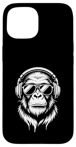 Stylische Monkey DJ Holiday Music Gorilla Kopfhörer Sonnenbrille Hülle für iPhone 15 Stylische Monkey DJ Holiday Music Gorilla Kopfhörer Sonnenbrille Hülle für iPhone 15 von Monkey DJ By GTSTDDesign Store