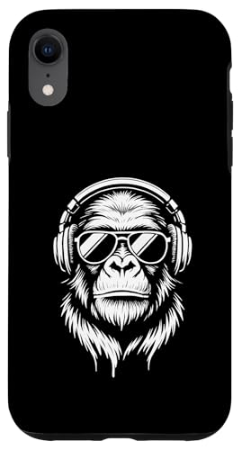 Stylische Monkey DJ Holiday Music Gorilla Kopfhörer Sonnenbrille Hülle für iPhone XR Stylische Monkey DJ Holiday Music Gorilla Kopfhörer Sonnenbrille Hülle für iPhone XR von Monkey DJ By GTSTDDesign Store