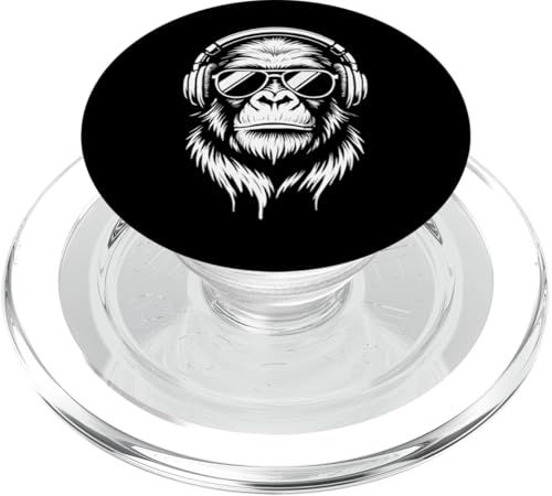 Stylische Monkey DJ Holiday Music Gorilla Kopfhörer Sonnenbrille PopSockets PopGrip für MagSafe Stylische Monkey DJ Holiday Music Gorilla Kopfhörer Sonnenbrille PopSockets PopGrip für MagSafe von Monkey DJ By GTSTDDesign Store